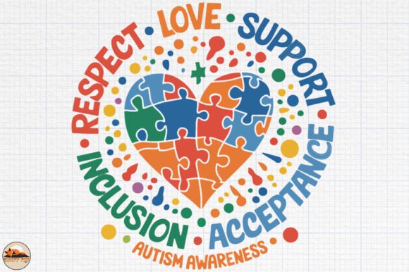 Autism Awareness Graphics for Crafts and Blogs