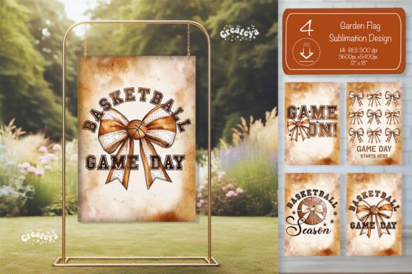 Basketball Flag PNG: Top Graphics for Crafts