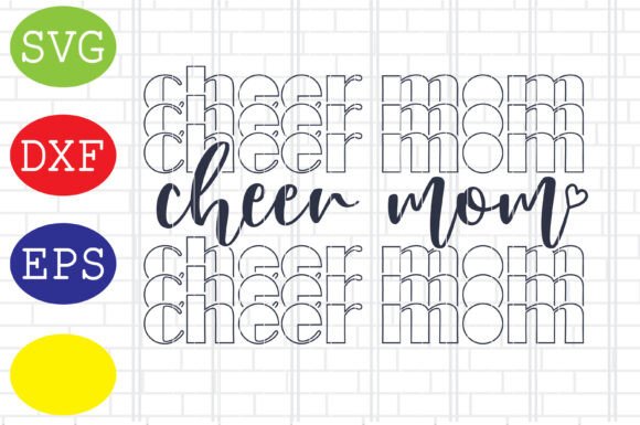 Cheer Mom Vector: Graphics and Crafts