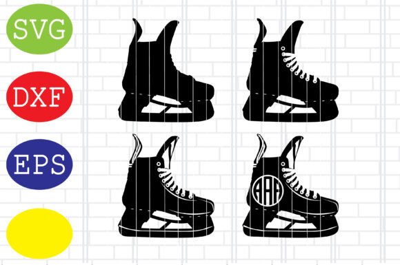 Hockey Ice Skates Svg: Graphics and Crafts
