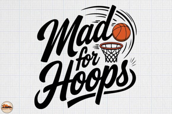 Mad for Hoops: Trendy Basketball Graphics for Crafts