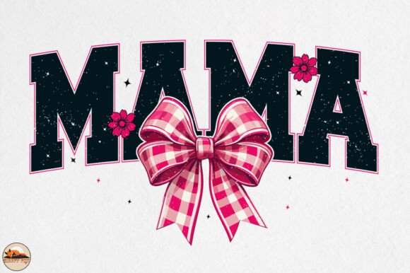 Mama Coquette Bow SVG for Crafts and Graphics