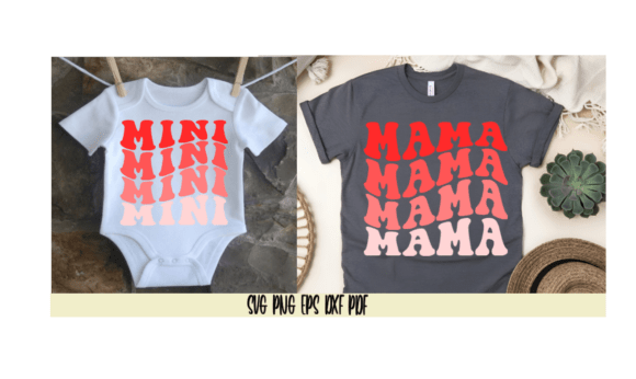 Mama Mini Matching Design Set: Graphics for Crafts