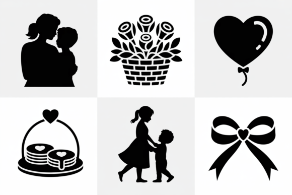 Mom and Child Graphics for Crafts & Blogs