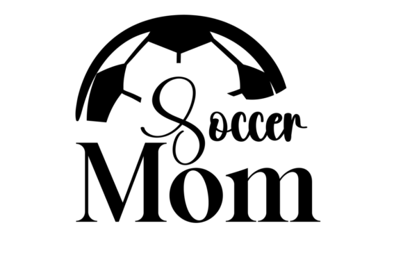 Soccer Mom Logo: Bold Graphics for Crafts