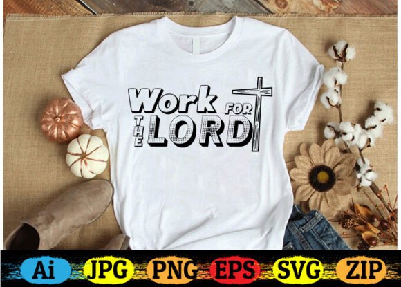 WORK for the LORD: Premium Graphics for Crafts Branding